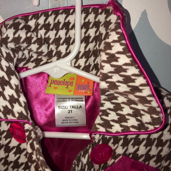 Corded little girls houndstooth jacket 🧥 - Picture 4 of 5